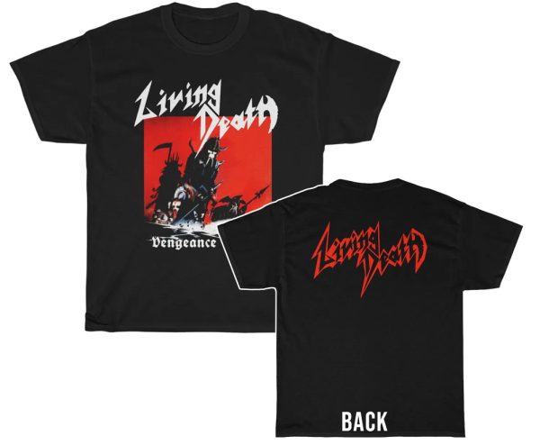 Living Death Vengeance of Hell Album Cover Shirt