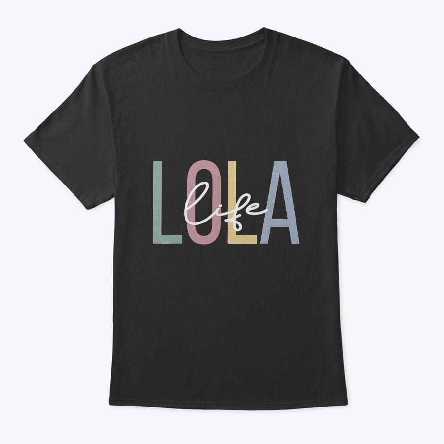 Lola Life Lola Grandma Boho Lola Grandmother T-Shirt Lola Life Lola Grandma Boho Lola Grandmother T-Shirt