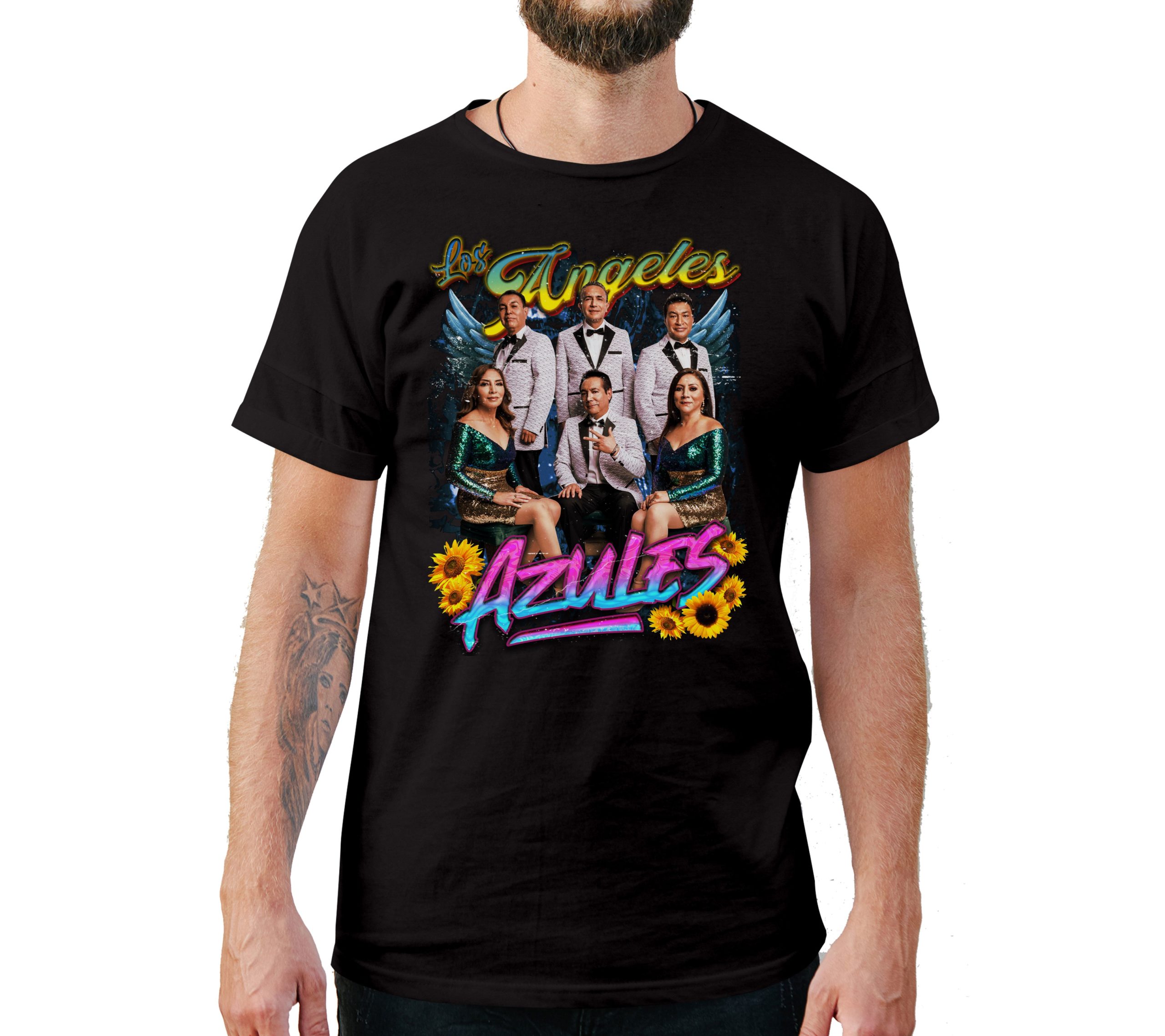 Los Angeles Azules Vintage Style T-Shirt Los Angeles Azules Vintage Style T-Shirt