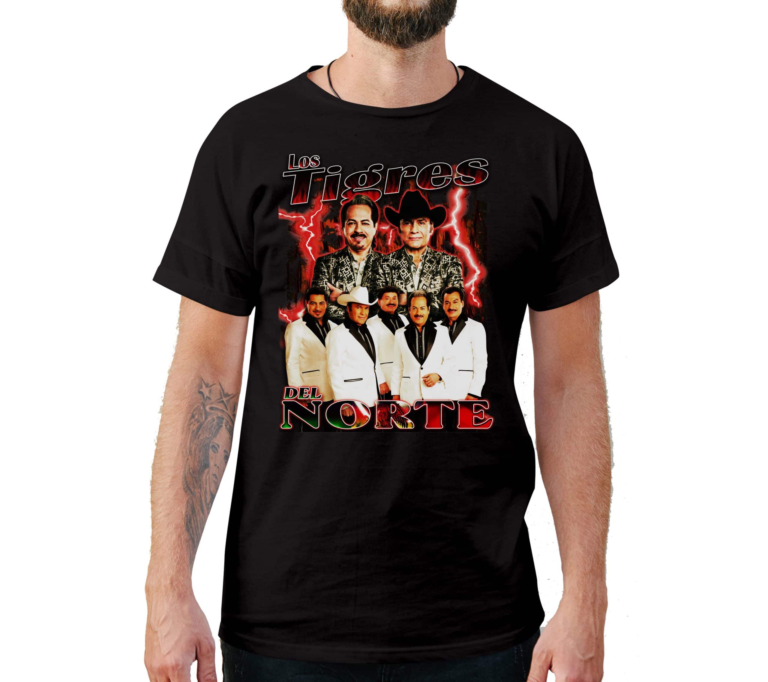 Los Tigres Del Norte Vintage Style T-Shirt Los Tigres Del Norte Vintage Style T-Shirt