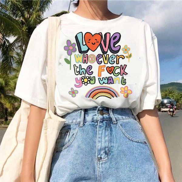 Love Whoever The F You Want LGBQT Pride Month Shirt