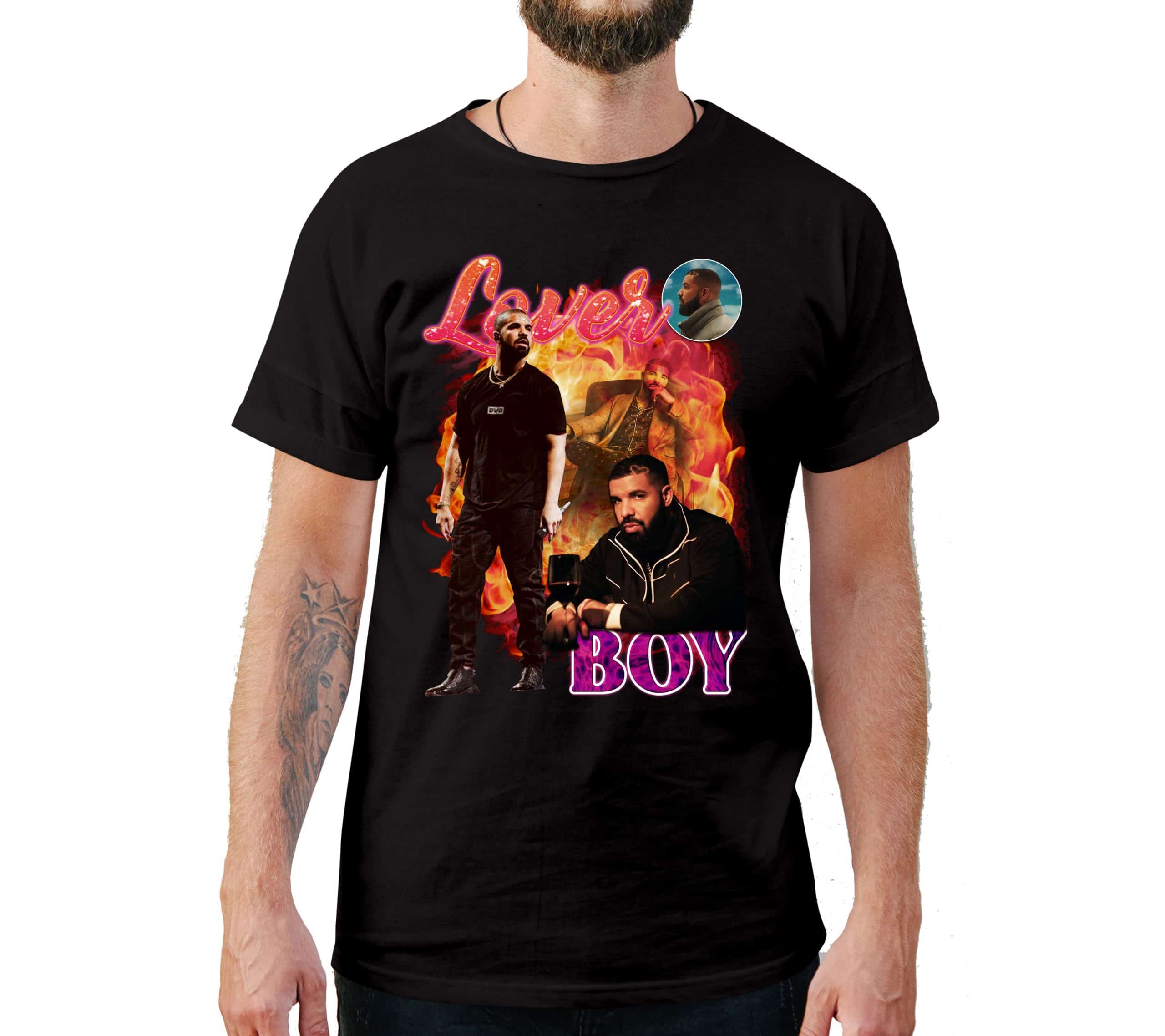 Lover Boy Drake Vintage Style T-Shirt Lover Boy Drake Vintage Style T-Shirt