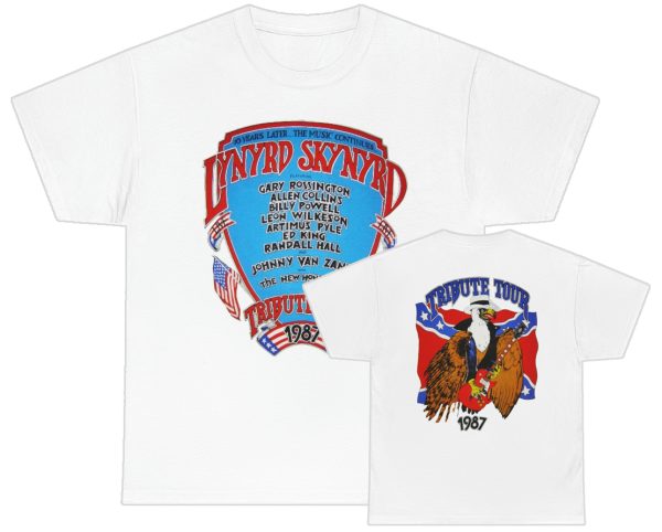 Lynyrd Skynyrd 1987 Tribute Tour 10 Years Later The Music Still Continues Shirt