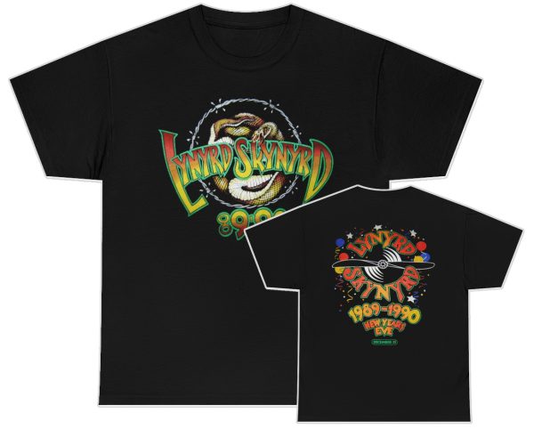 Lynyrd Skynyrd 1989 1990 New Years Eve Event Shirt