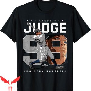 MLB Vintage T-Shirt Aaron Judge Number Portrait Baj New York
