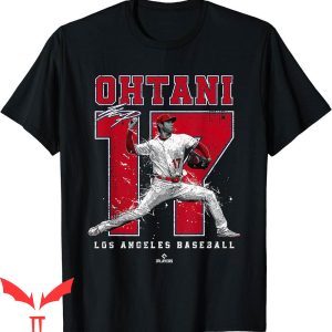 MLB Vintage T-Shirt Number And Portrait Shohei Ohtani LA