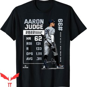 MLB Vintage T-Shirt Record 62 Aaron Judge New York