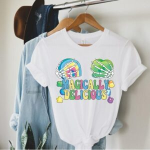 Magically Delicious St Patrick’s Day Skeleton Hands Holding Shirt