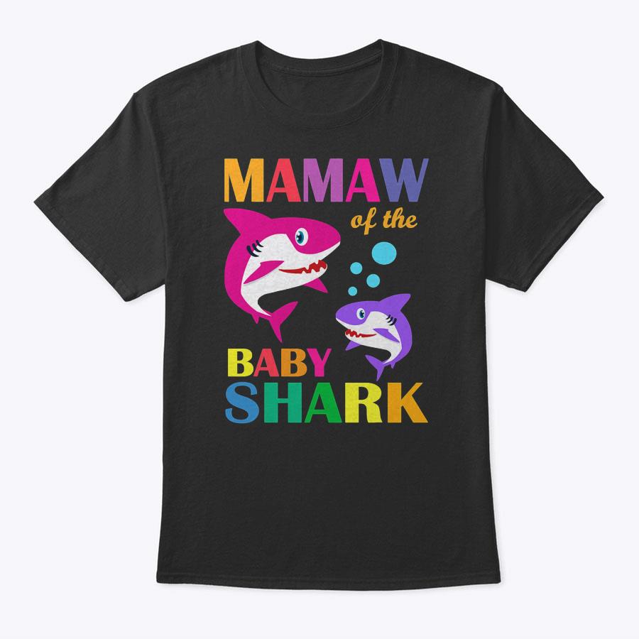 Mamaw Of The Baby Birthday Shark Mamaw Shark Mother's Day T-Shirt Mamaw Of The Baby Birthday Shark Mamaw Shark Mother's Day T-Shirt