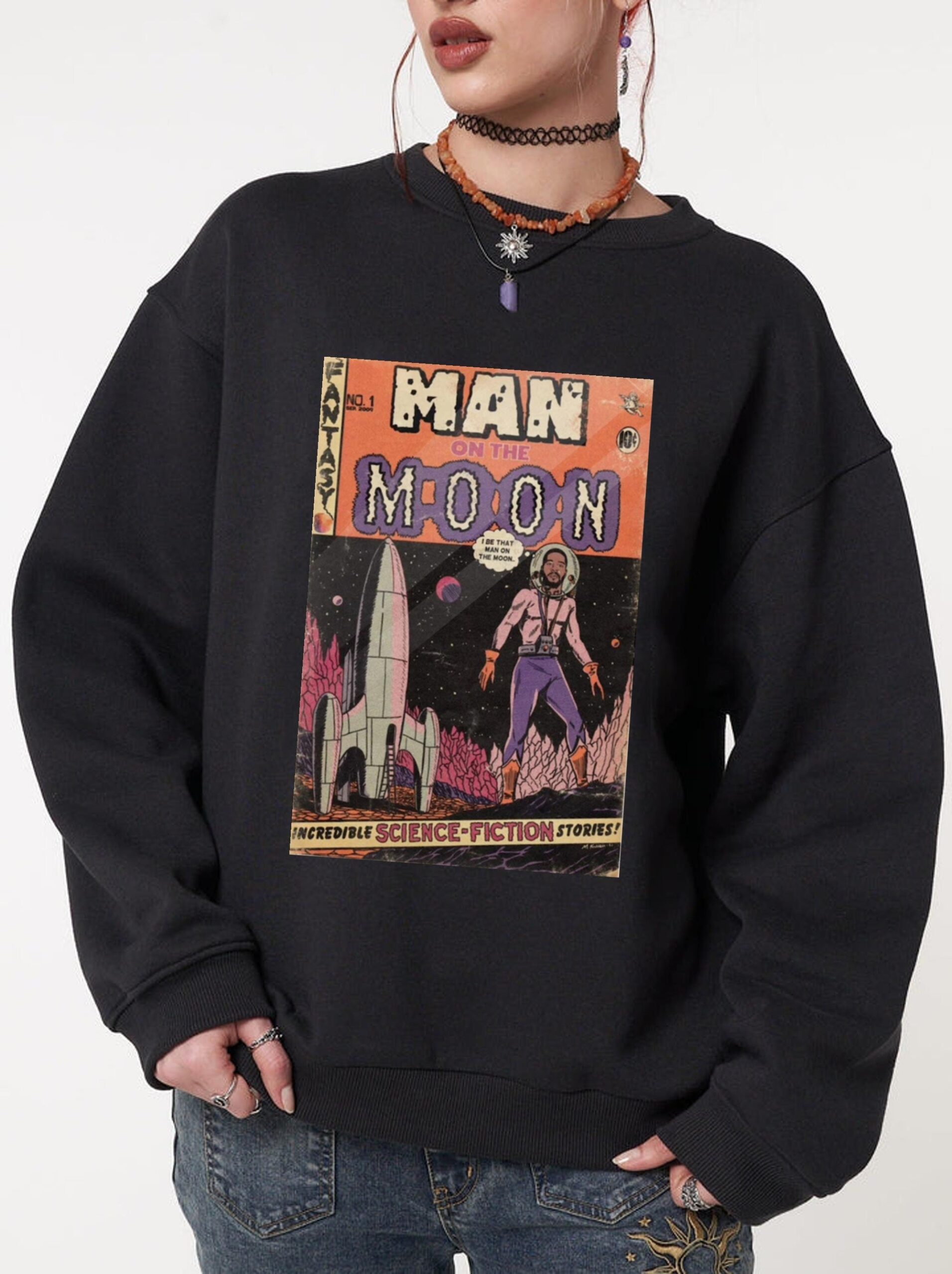 Man On The Moon Kid Cudi Trending Shirt Man On The Moon Kid Cudi Trending Shirt