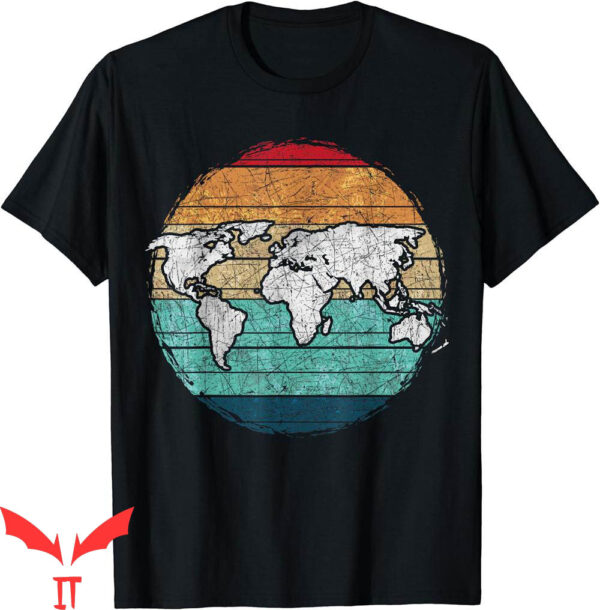 Map On T-Shirt
