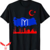 Map On T-Shirt Kayi Tribe Flag On The Turkey Over Istanbul