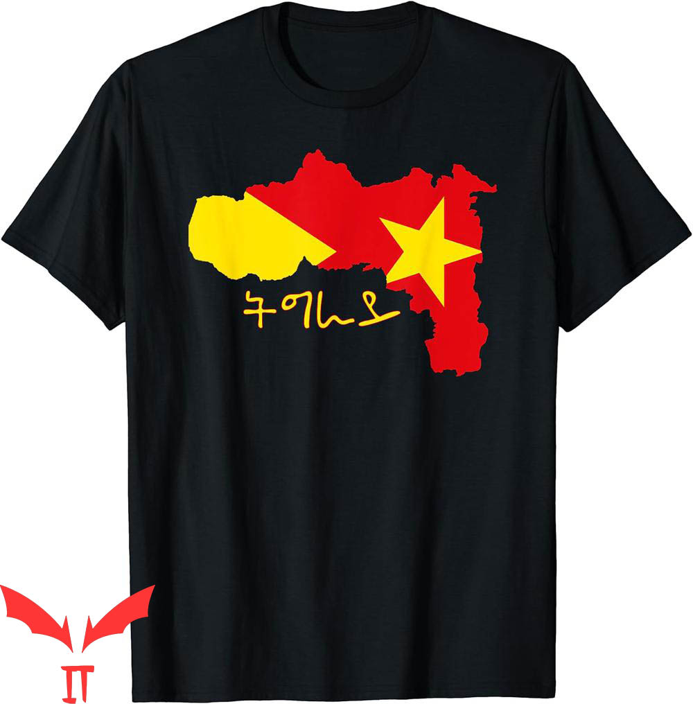 Map On T-Shirt Tigray Region Inside Me Flag Adventure Map On T-Shirt Tigray Region Inside Me Flag Adventure