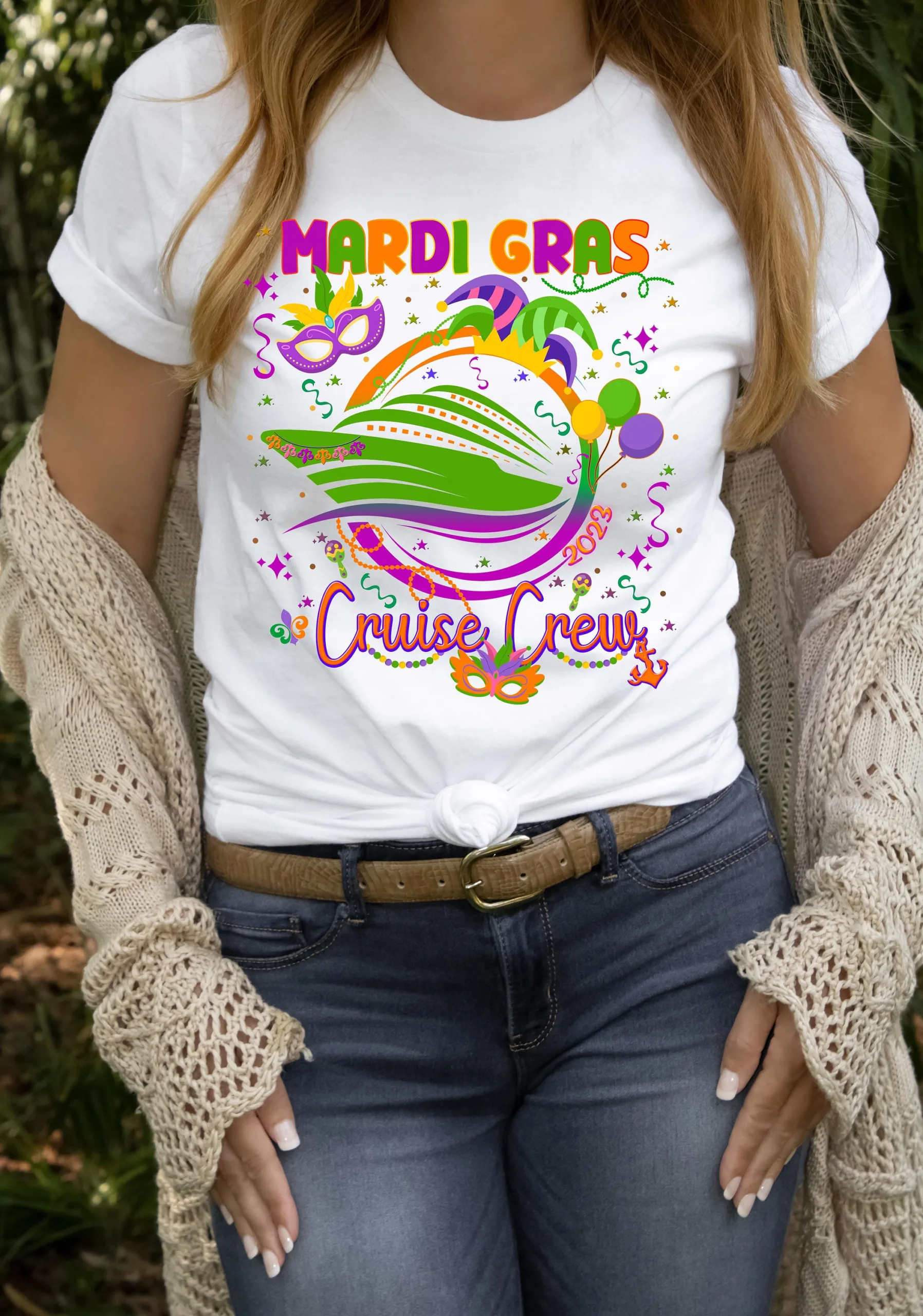Mardi Gras Cruise 2023 Vacation Family Matching Shirt Mardi Gras Cruise 2023 Vacation Family Matching Shirt