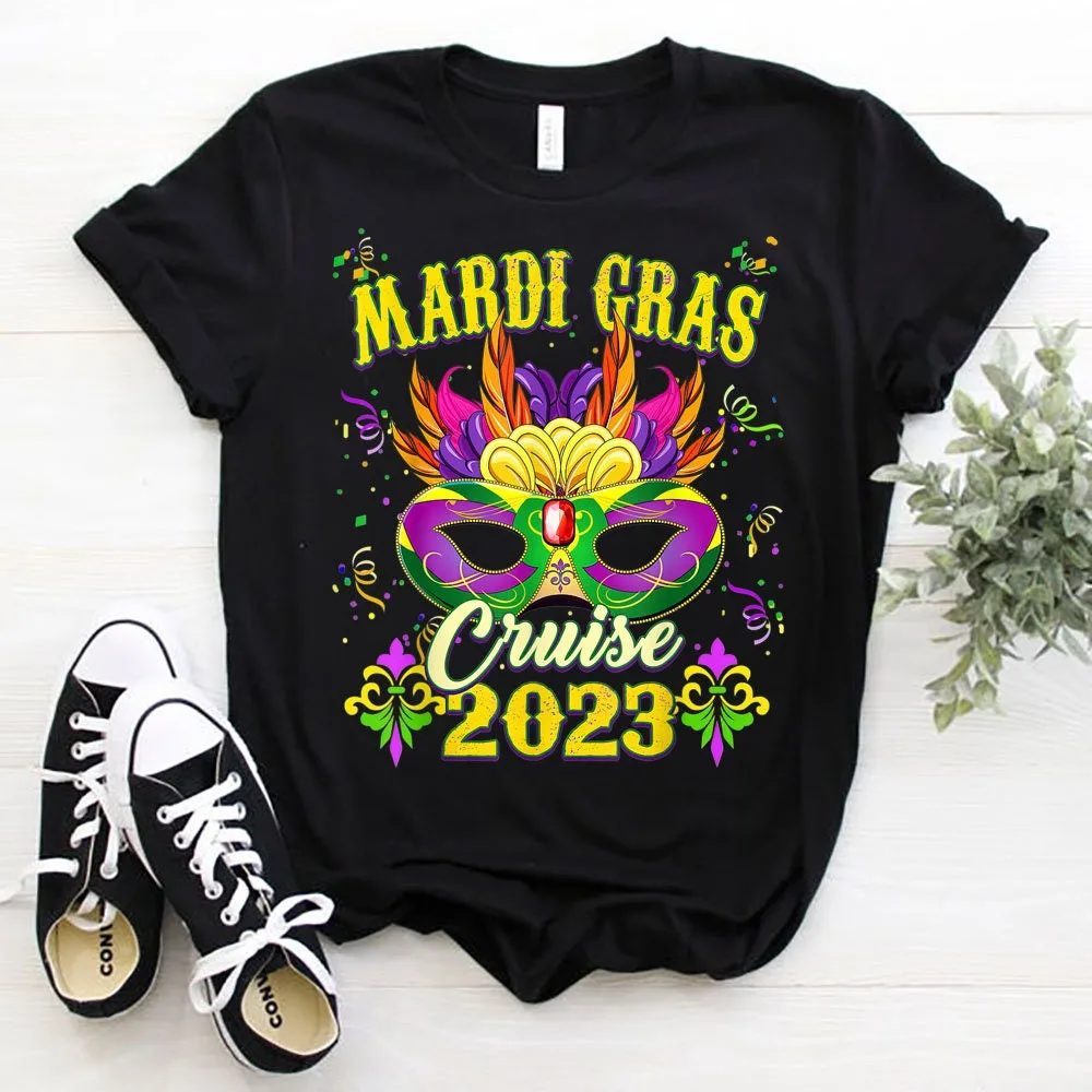 Mardi Gras Cruise Squad 2023 Matching Decorations T-Shirt Mardi Gras Cruise Squad 2023 Matching Decorations T-Shirt