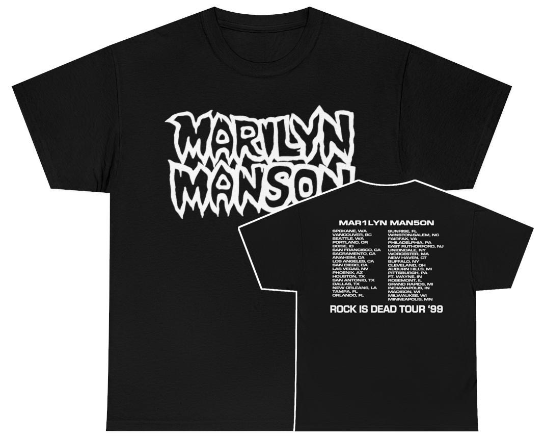 Marilyn Manson 1999 Custom Mechanical Animals Shirt Marilyn Manson 1999 Custom Mechanical Animals Shirt