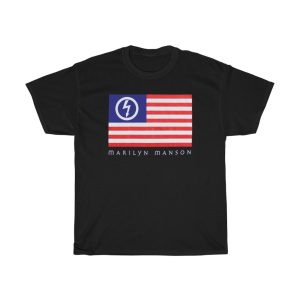 Marilyn Manson American By Birth Antichrist By Choice T-Shirt
