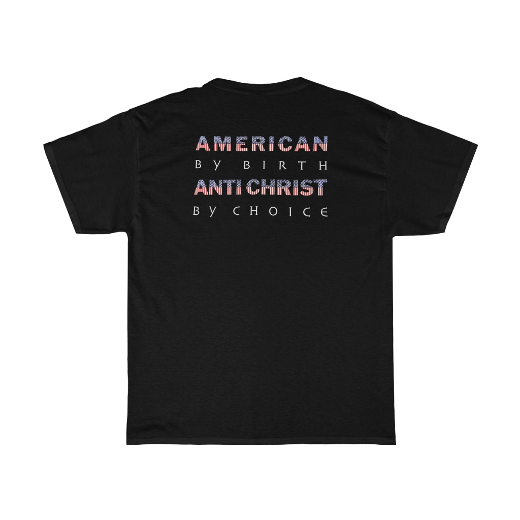 Marilyn Manson American By Birth Antichrist By Choice T-Shirt Marilyn Manson American By Birth Antichrist By Choice T-Shirt
