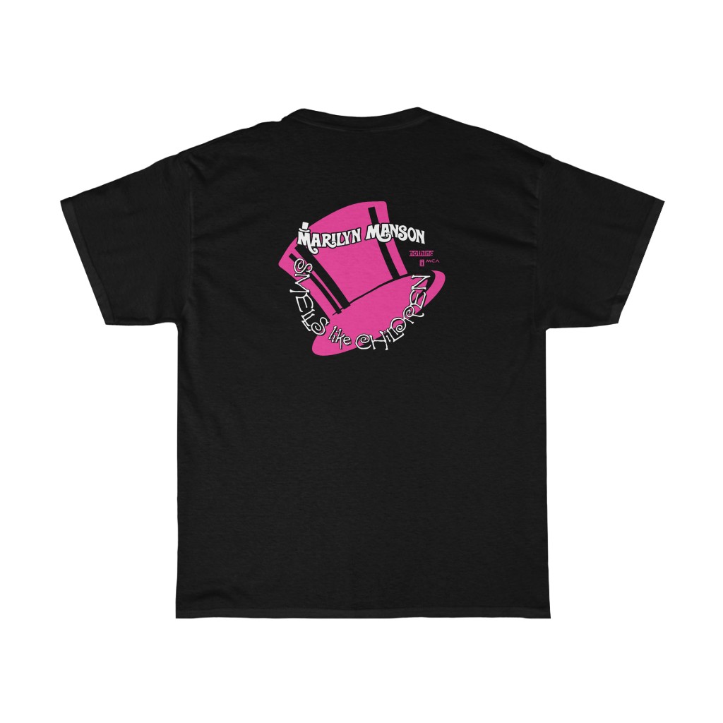 Marilyn Manson Custom Designed Smells Like Children T-Shirt Marilyn Manson Custom Designed Smells Like Children T-Shirt