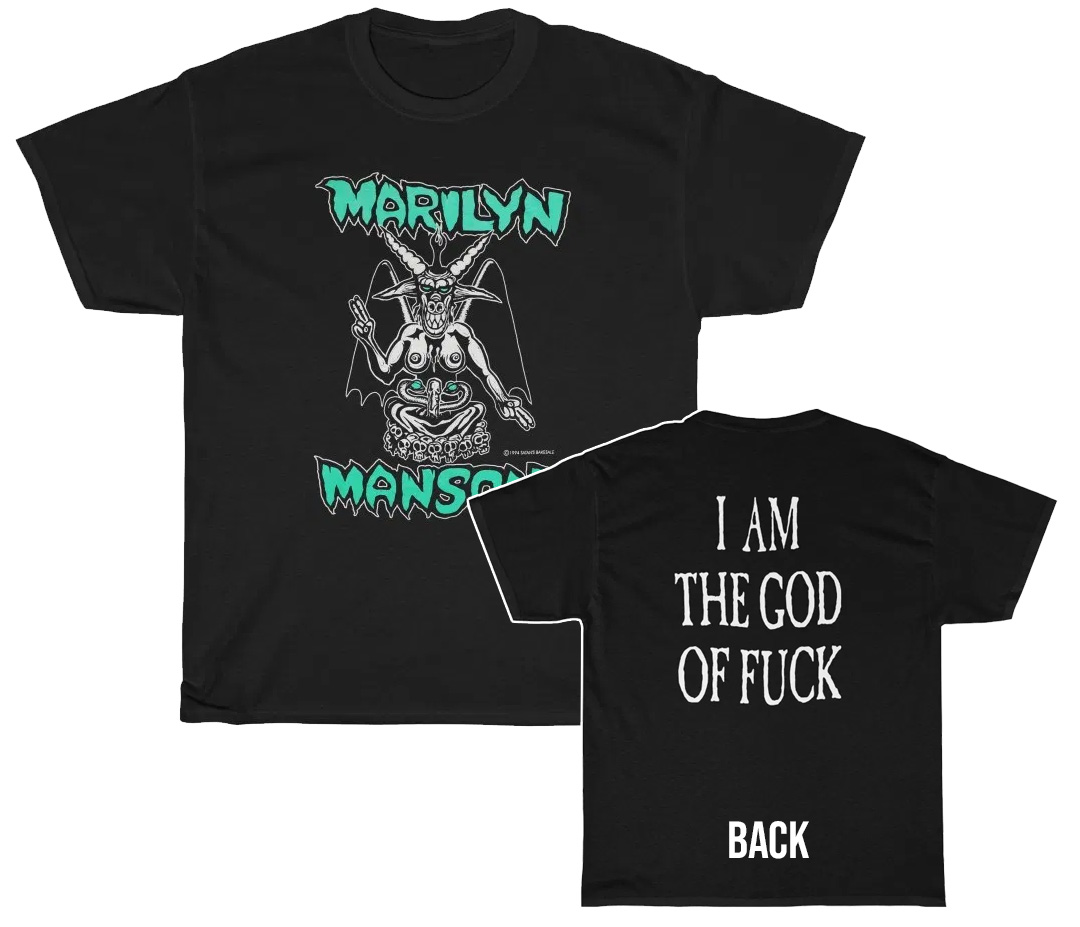 Marilyn Manson God of Fuck Baphomet Shirt Marilyn Manson God of Fuck Baphomet Shirt