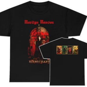 Marilyn Manson Holy Wood Era Tarot Card Shirt