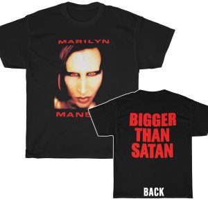 Marilyn Manson Mechanical Animals Era Bigger Than Satan Shirt