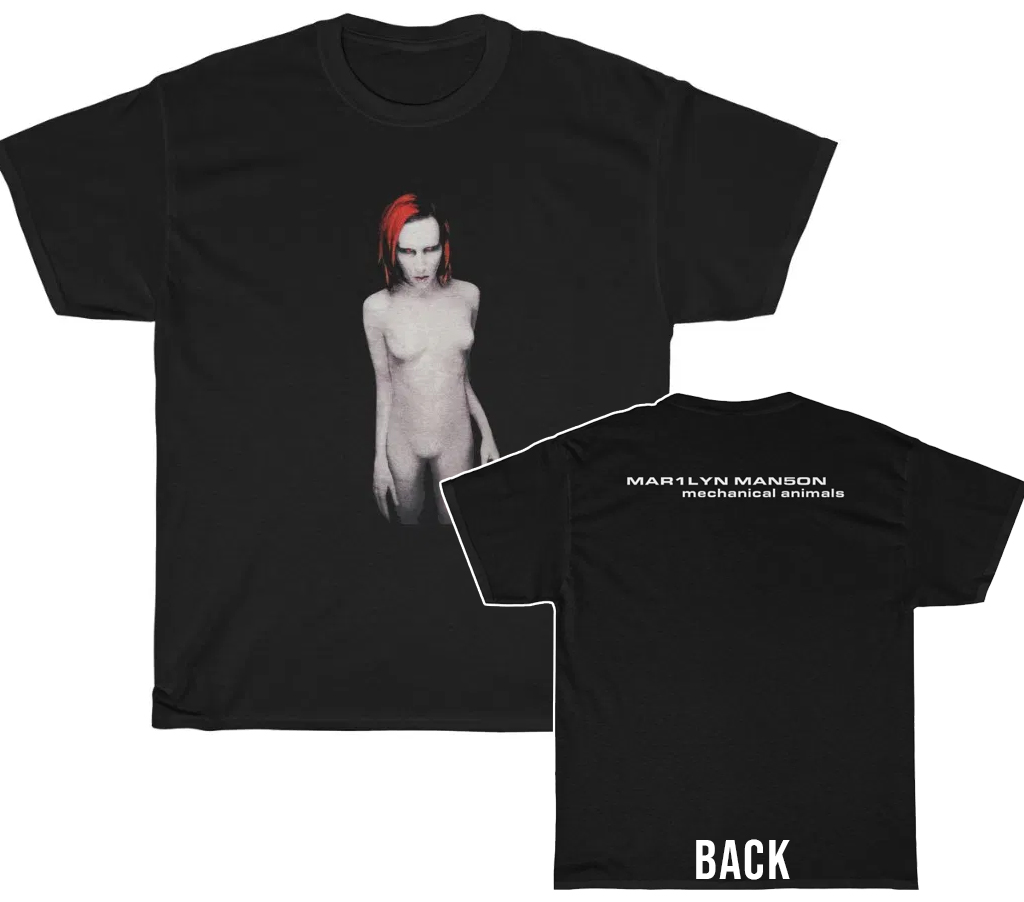 Marilyn Manson Mechanical Animals Era Shirt Marilyn Manson Mechanical Animals Era Shirt