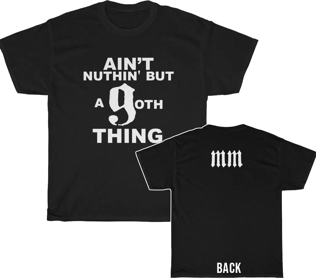 Marilyn Manson Nothin' But A Goth Thing Shirt Marilyn Manson Nothin' But A Goth Thing Shirt