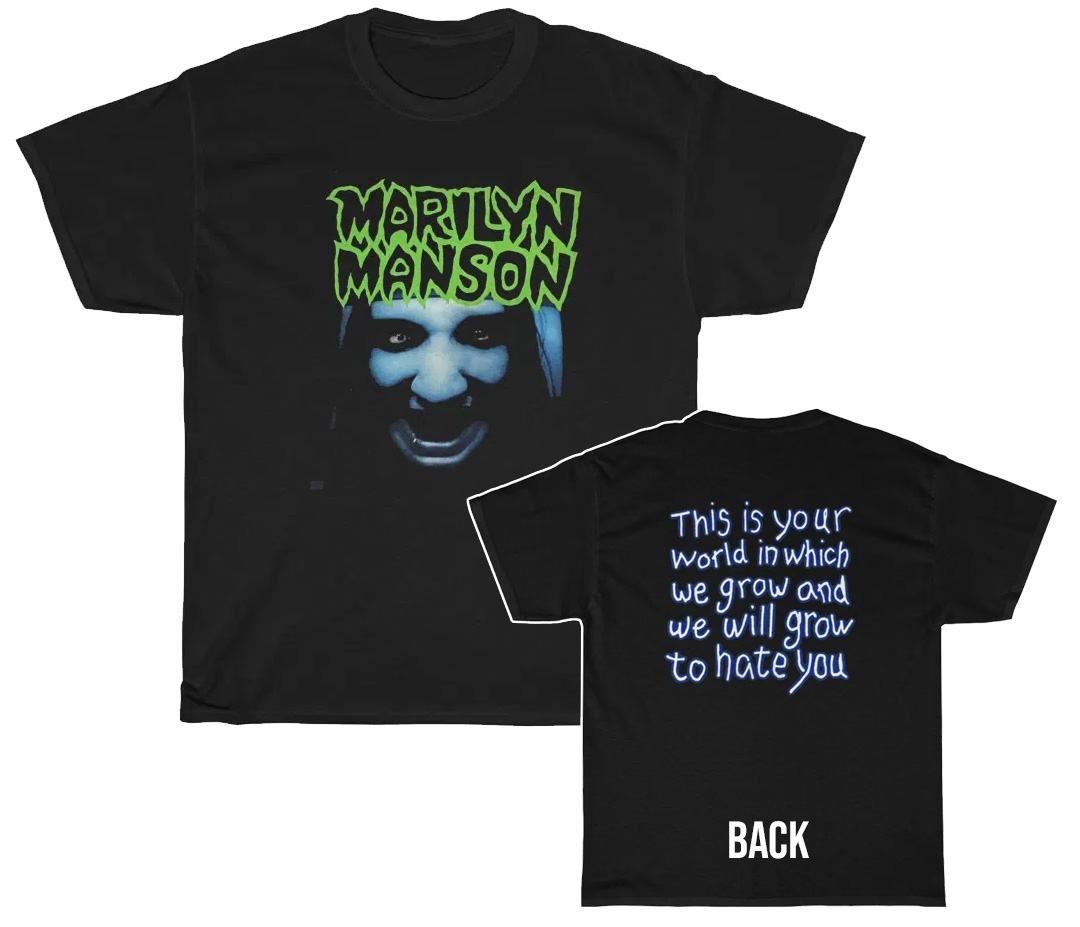 Marilyn Manson Portrait of an American Family Era T-Shirt Marilyn Manson Portrait of an American Family Era T-Shirt