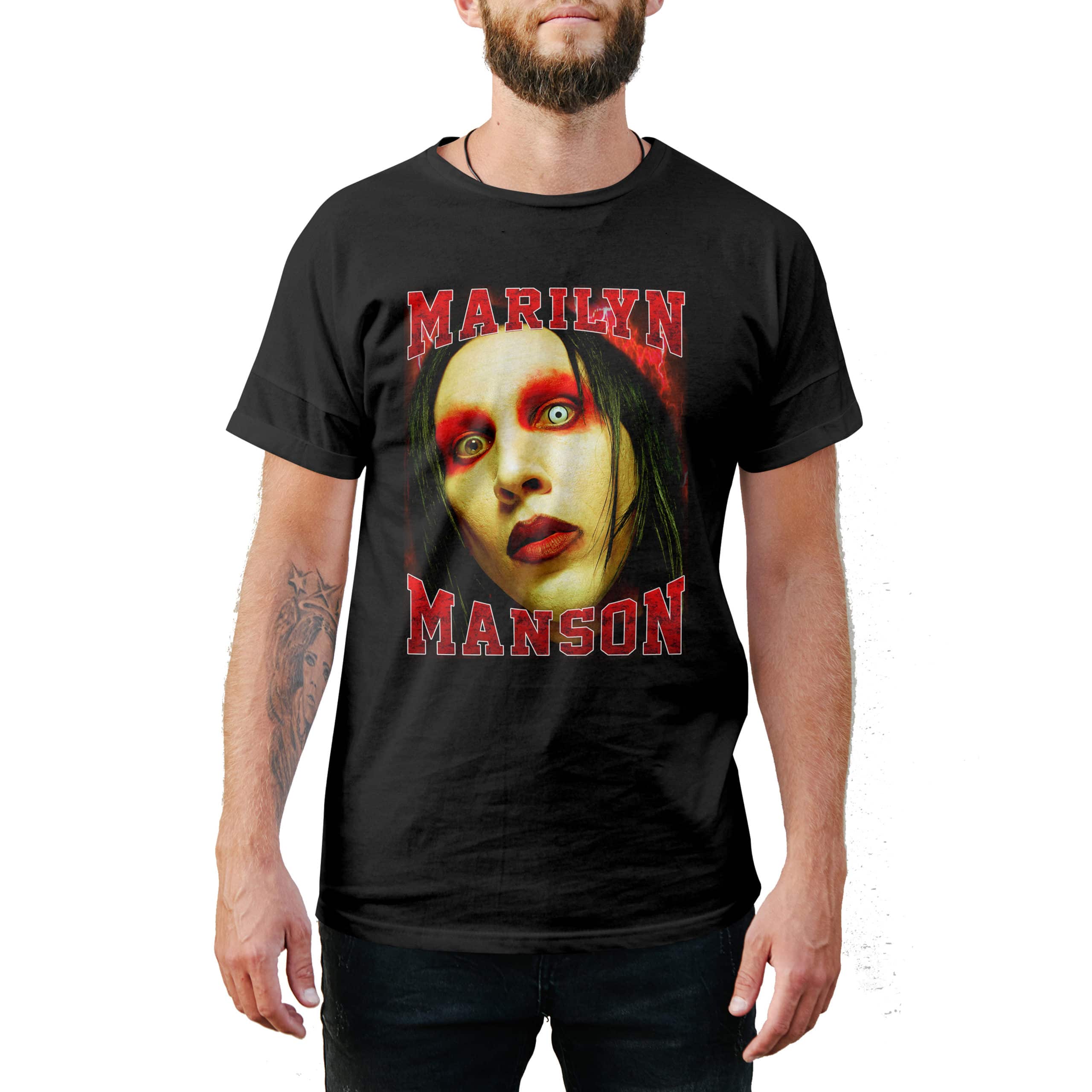 Marilyn Manson Vintage Style T-Shirt Marilyn Manson Vintage Style T-Shirt