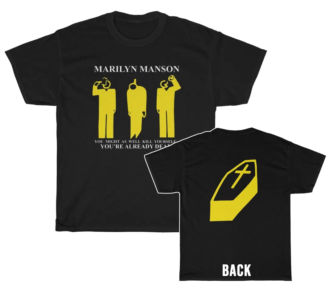 Marilyn Manson You're Already Dead T-Shirt Marilyn Manson You're Already Dead T-Shirt