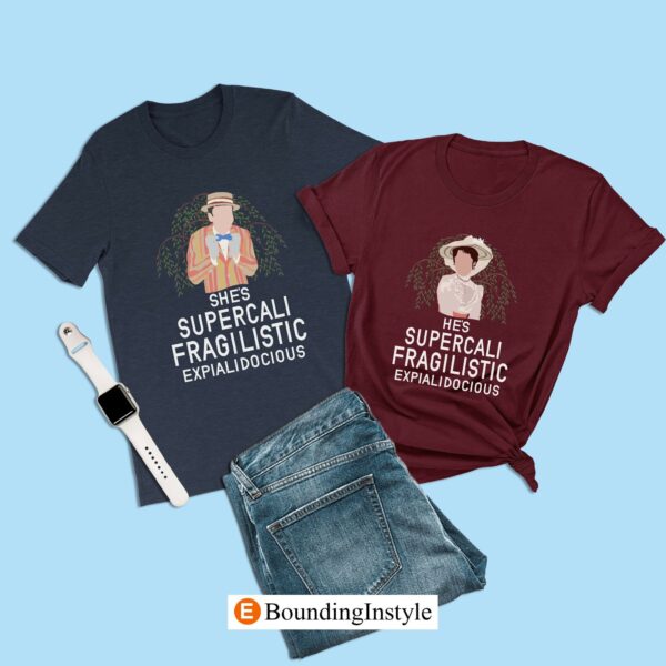 Mary Poppins Couples Honeymoon Matching Shirt