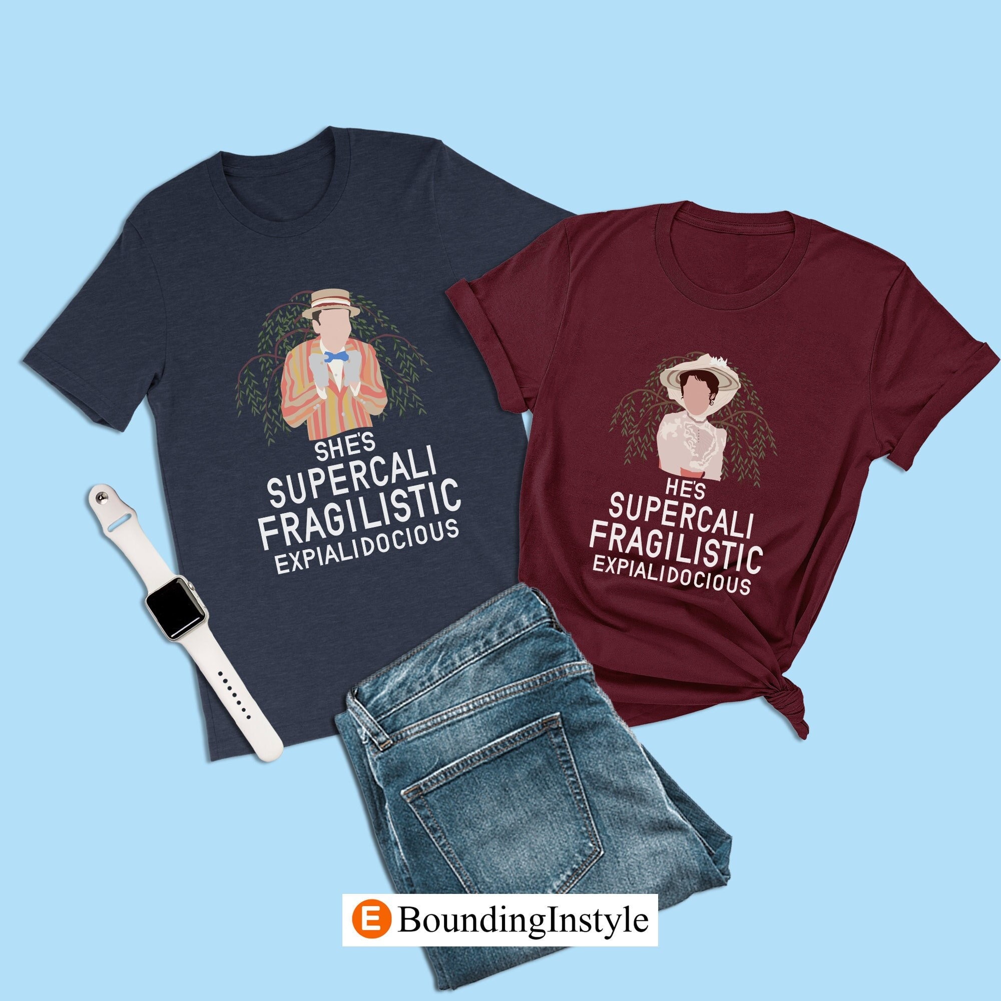 Mary Poppins Couples Honeymoon Matching Shirt Mary Poppins Couples Honeymoon Matching Shirt