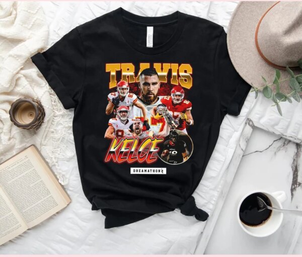 Mecole Hardman Travis Kelce Vintage 90s Bootleg Style Rap Shirt