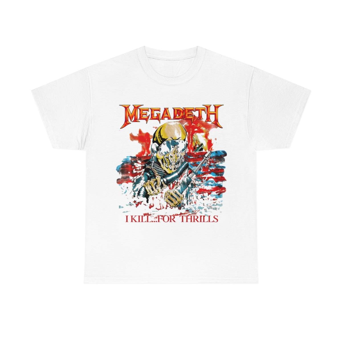 Megadeth 1988 I Kill...For Thrills Shirt Megadeth 1988 I Kill...For Thrills Shirt