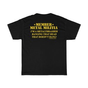 Metallica 1984 Metal Militia Im A MetalThrasher Shirt 5