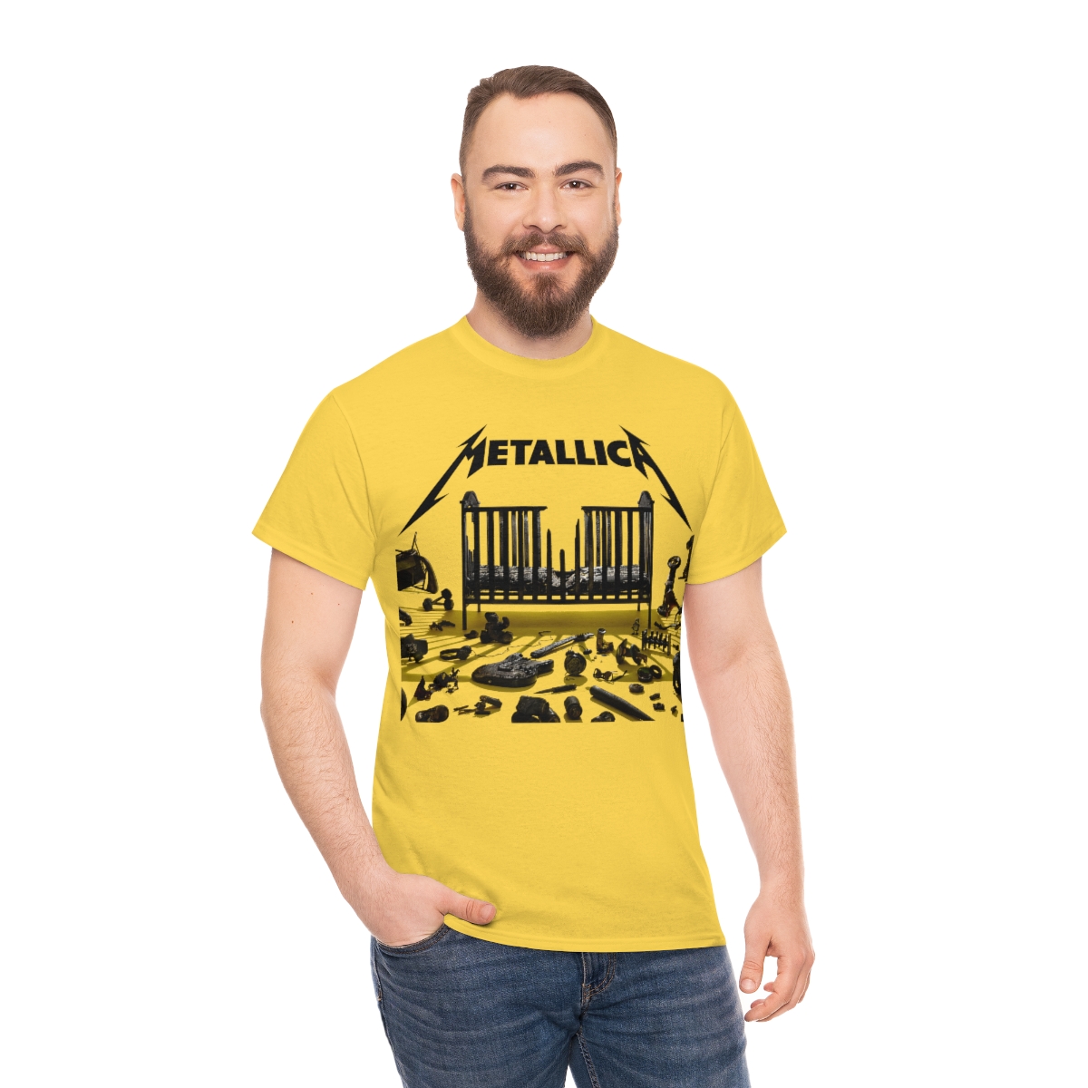 Metallica 2023 - 2024 72 Seasons World Tour Shirt - Yellow Metallica 2023 - 2024 72 Seasons World Tour Shirt - Yellow