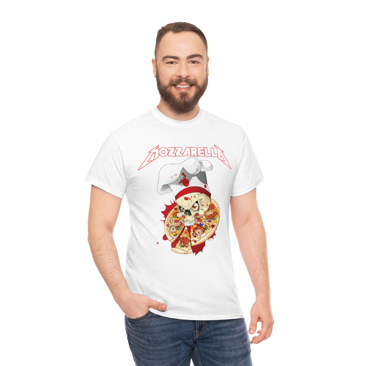Metallica Inspired Mozzarella Pizza Shirt Metallica Inspired Mozzarella Pizza Shirt