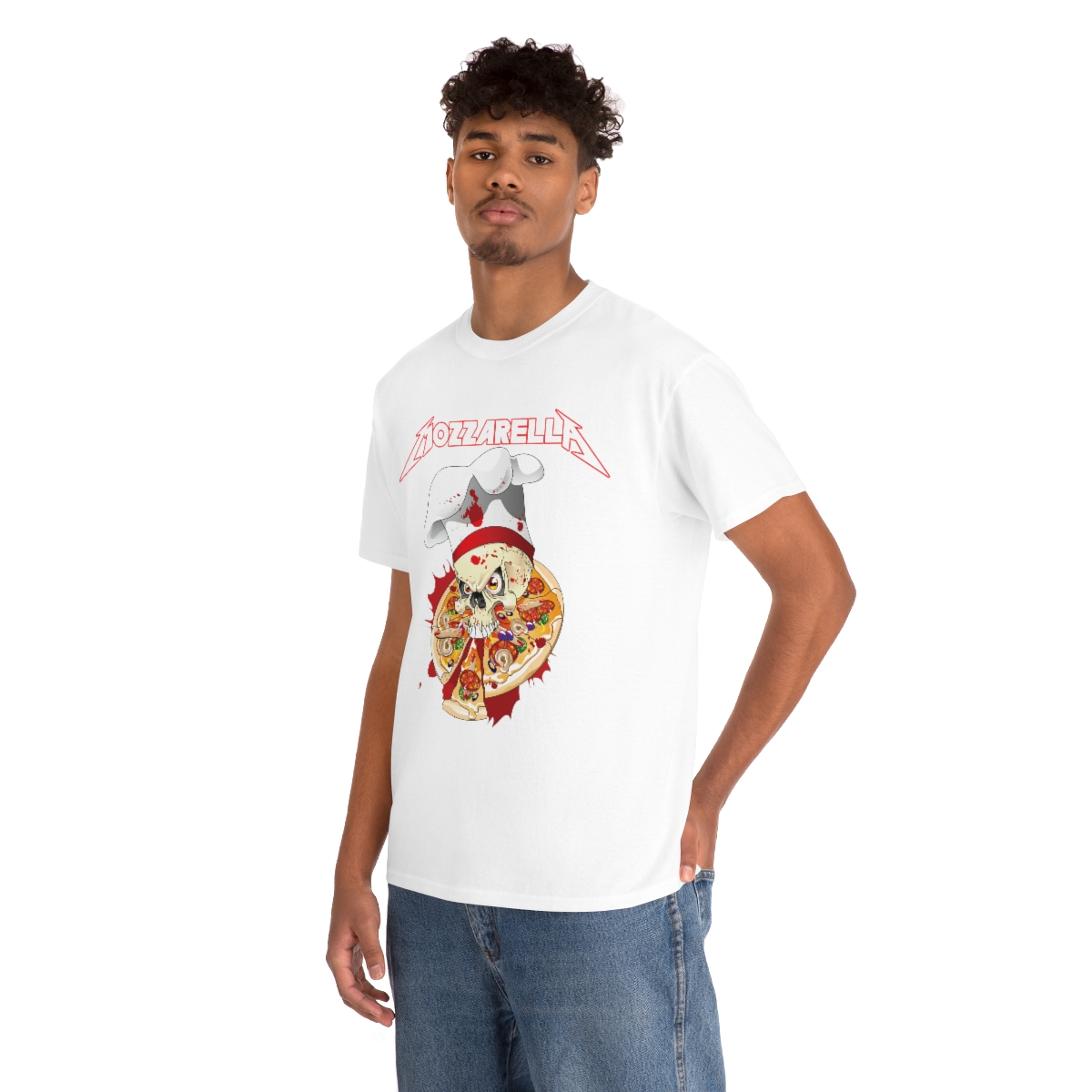 Metallica Inspired Mozzarella Pizza Shirt Metallica Inspired Mozzarella Pizza Shirt
