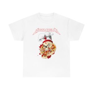 Metallica Inspired Mozzarella Pizza Shirt 8