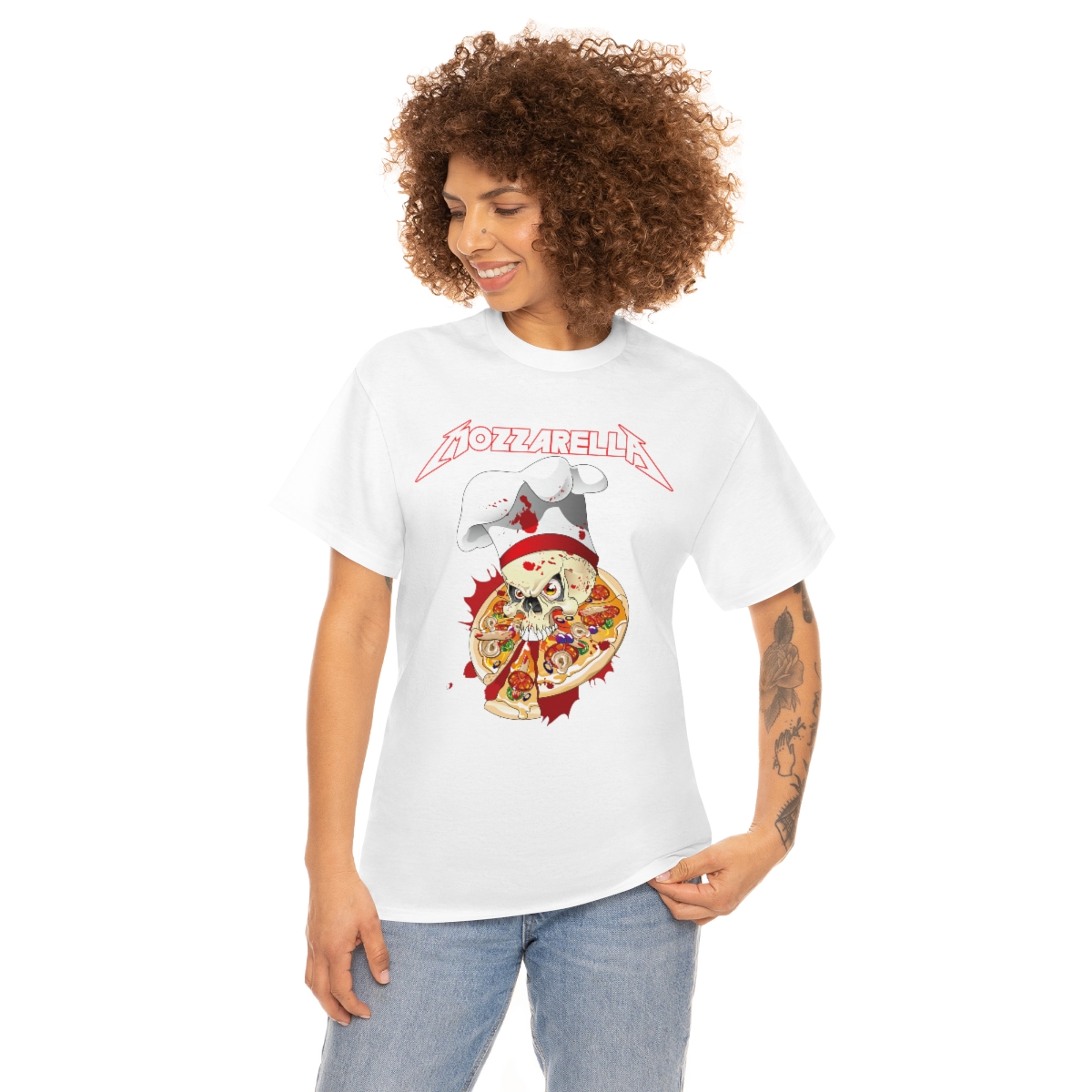 Metallica Inspired Mozzarella Pizza Shirt Metallica Inspired Mozzarella Pizza Shirt