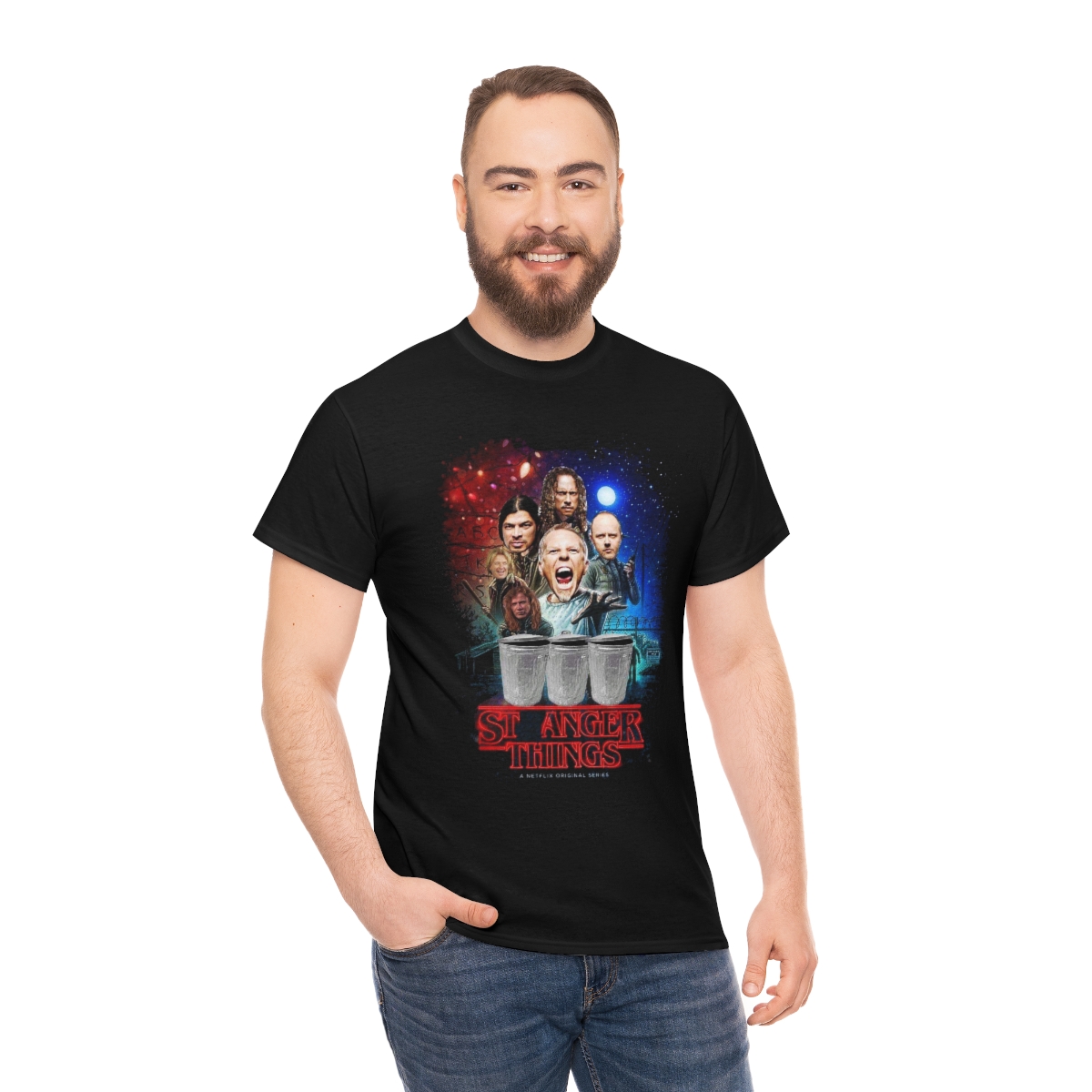 Metallica St. Anger Things Stranger Things Parody Shirt Metallica St. Anger Things Stranger Things Parody Shirt