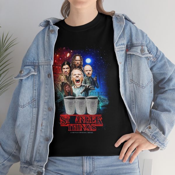 Metallica St. Anger Things Stranger Things Parody Shirt