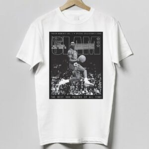 Michael Jordan MJ Dunk SLAM NBA Fan T Shirt