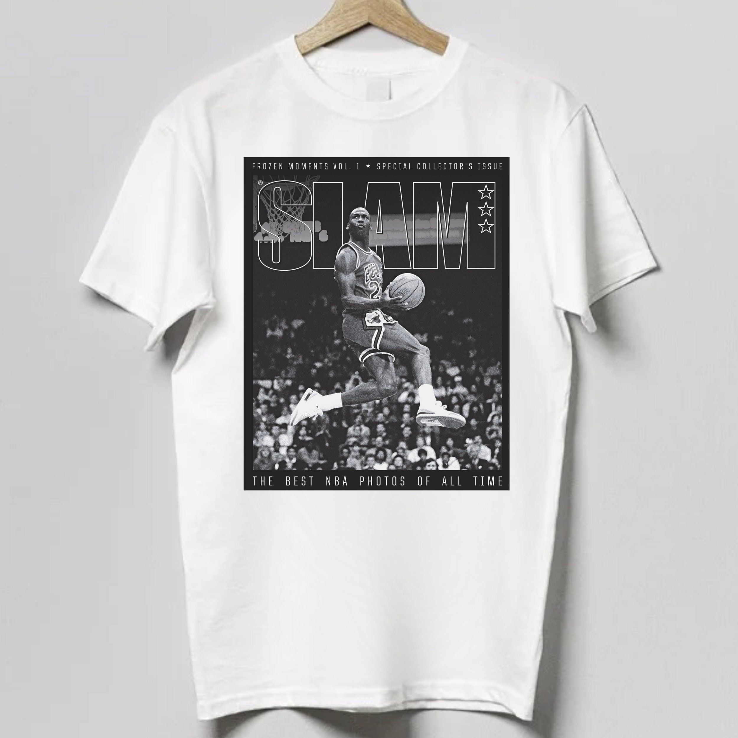 Michael Jordan MJ Dunk SLAM NBA Fan T Shirt Michael Jordan MJ Dunk SLAM NBA Fan T Shirt