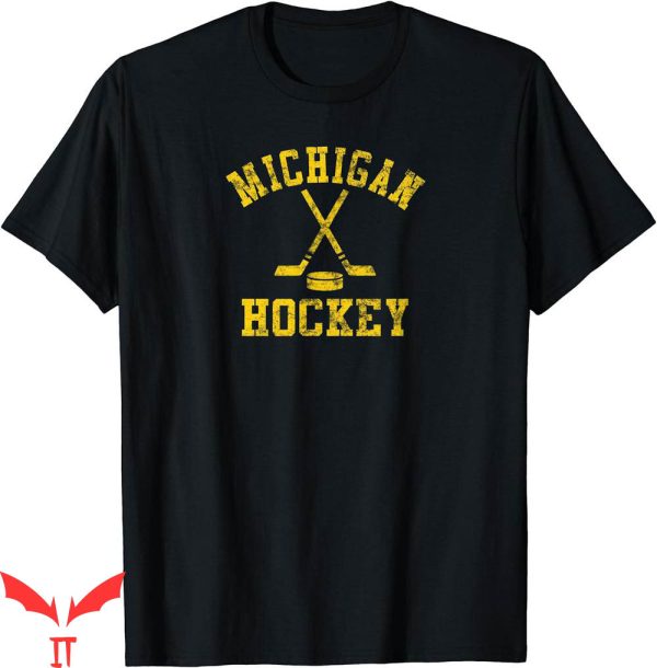Michigan Vintage T-Shirt Hockey