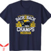 Michigan Wolverine T-Shirt Big Ten Champs Hail