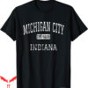 Michigan Wolverine T-Shirt City Indiana IN Vintage