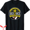 Michigan Wolverines T-Shirt Big Ten Champs 2022 Back 2 Back