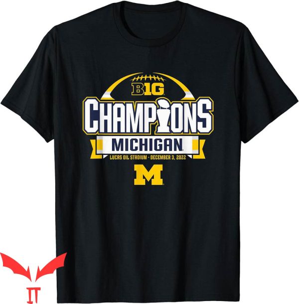 Michigan Wolverines T-Shirt Big Ten Champs 2022 Locker Room